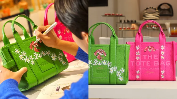 邀請台灣藝術家秉御為包款點綴俏皮風格。品牌提供