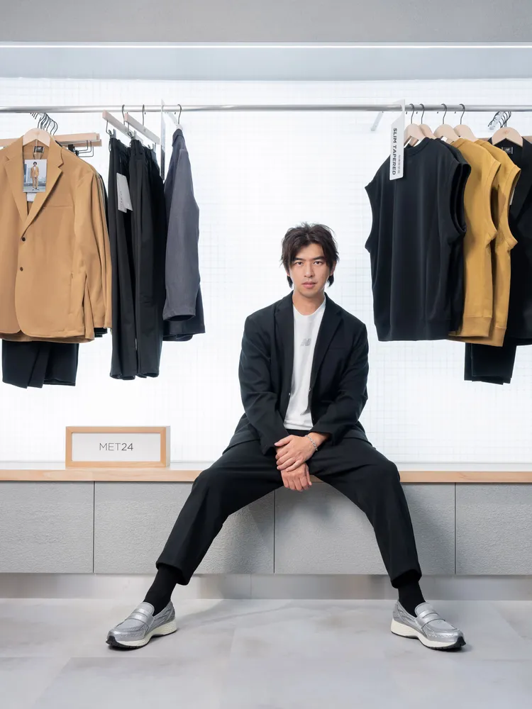 陳柏霖搭配New Balance 1906樂福鞋，4680元。品牌提供