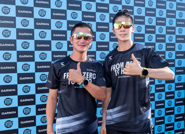 奧運金牌拳后林郁婷將首場路跑賽事獻給Garmin Run。業者提供
