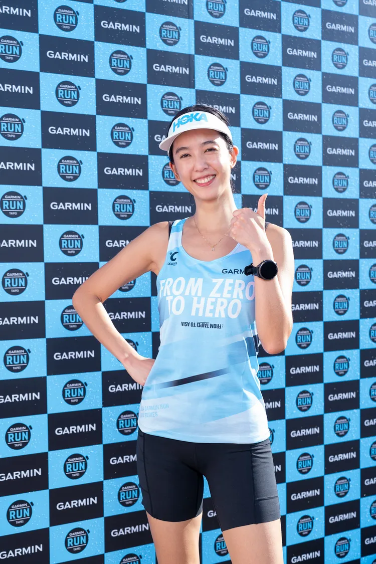 Garmin Run臺北站陳庭妮皆共襄盛舉。業者提供