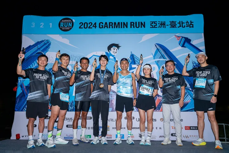 奧運金牌拳后林郁婷為Garmin Run賽事鳴槍起跑，和跑者們一起締造傳奇。業者提供