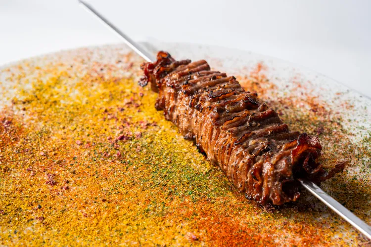 烤物「玫瑰 海苔 甜椒」。業者提供