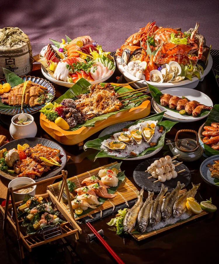 豐富的日式料理，配合中秋節到來以串燒為主題，呈現居酒屋風格。業者提供