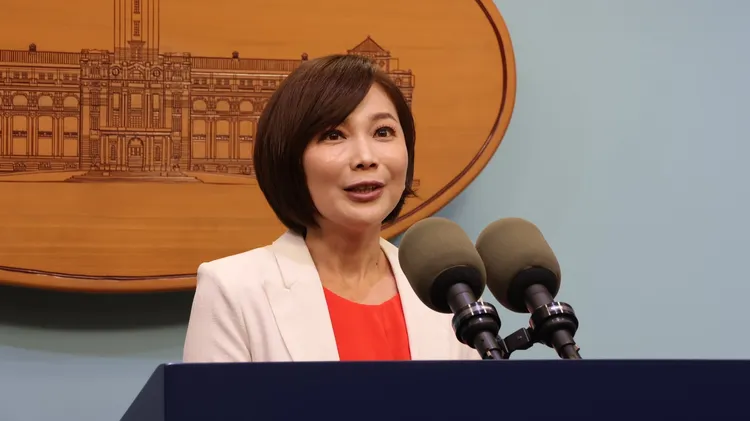 總統府發言人郭雅慧。記者葉家瑋攝