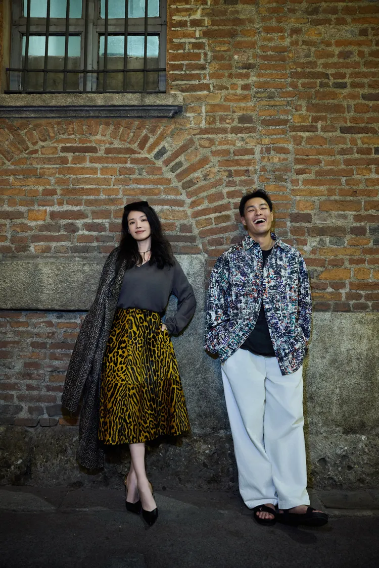 舒淇（左）與楊祐寧。品牌提供