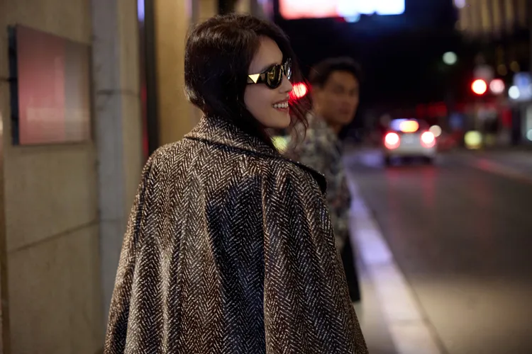 舒淇留下唯美身影。品牌提供