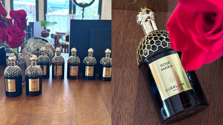 花草水語純粹淡香精系列與全新調香艾米拉玫瑰，125ml／7900元。張家玲攝
