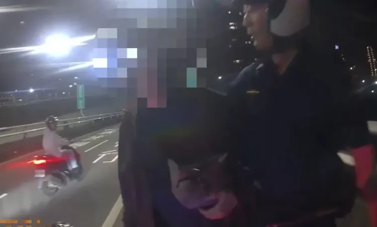 周男稱自己是要看海。警方提供