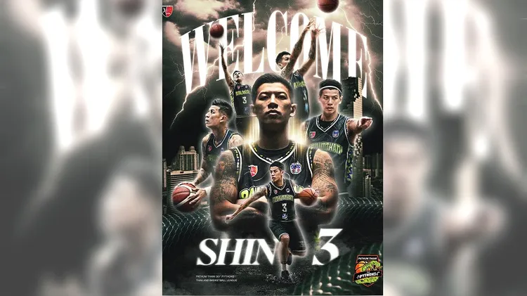 王信凱加入泰國職籃後也擁有高人氣，球隊更為他推出專屬週邊。翻攝自巴吞他尼府361蟒蛇隊IG