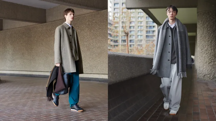 男裝透過洗鍊線條替單品帶來現代感。品牌提供