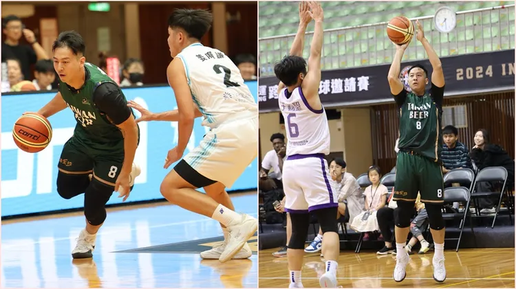 鄭駿龍笑稱現在要去買連續章，因為簽名筆畫太多了。籃協提供