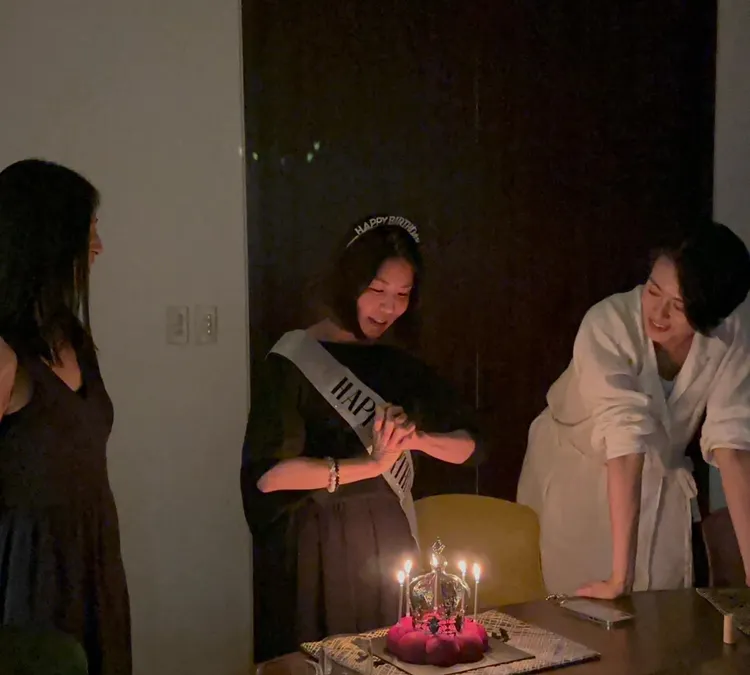 許茹芸許下生日心願。翻攝許茹芸臉書