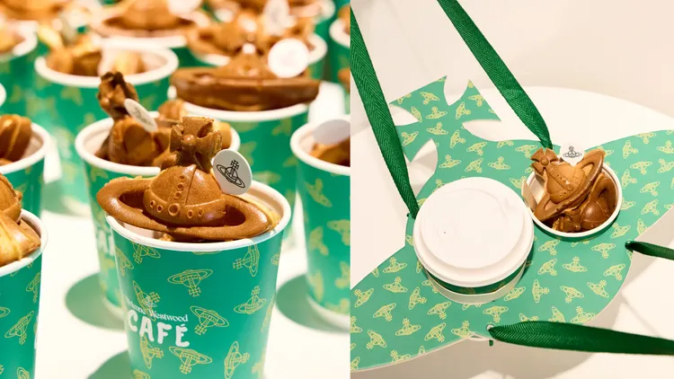 快閃店推出土星雞蛋糕以及與SOMA聯名的茶飲。品牌提供