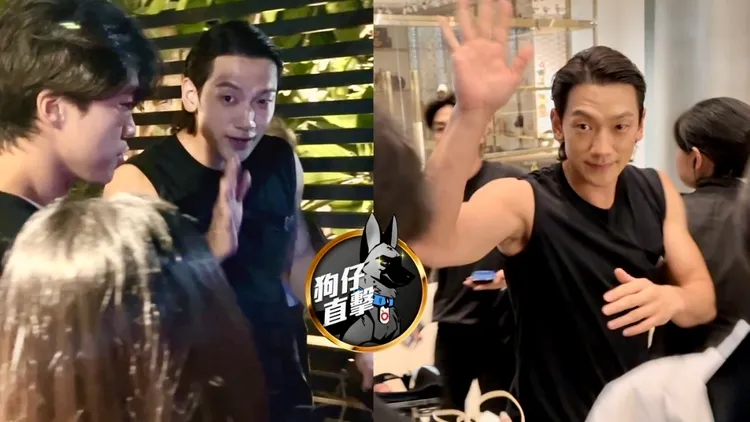 韓國天王Rain睽違7年再度來台，造訪川菜酒館大啖美食，回晶華酒店簽名寵粉。合成照、特勤中心攝