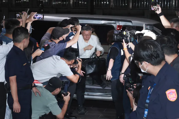 民眾黨主席柯文哲遭移送北檢。彭欣偉攝