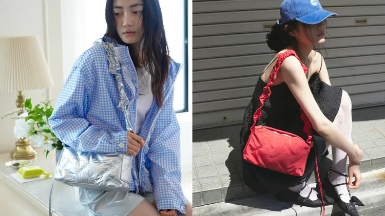 CARLYN Ginna拉皺背帶方包輕盈又百搭。品牌提供