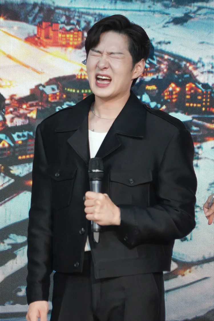 李昌燮表情多變。彭欣偉攝