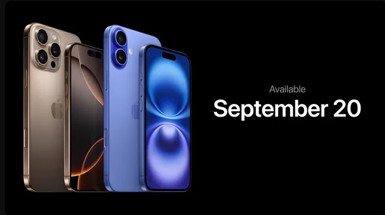 iPhone 16系列13日開放預購，20日正式開賣。翻攝蘋果官網