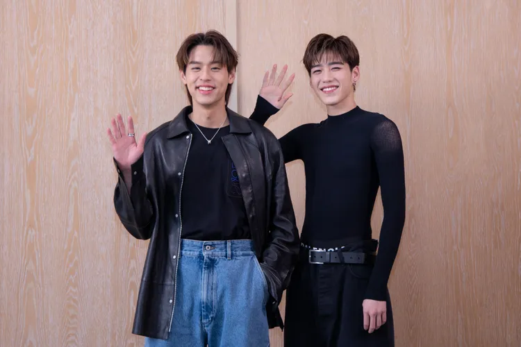 Billkin（左）、PP去年6月曾來台辦見面會。資料照