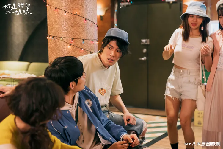 林子閎在劇中飾演温貞菱的有趣學長。八大提供