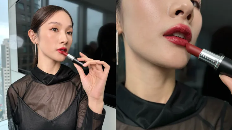 Model示範#827 Dubonnet。張家玲攝