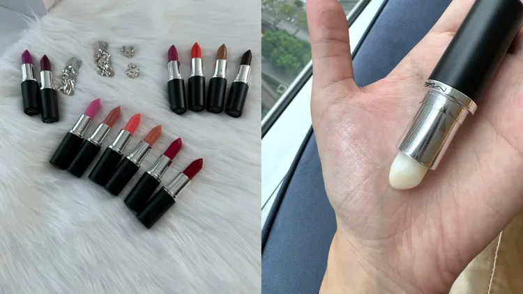 M.A.C推出29色MACximal極自我緞光唇膏，當中無色的#000意外受關注，各850元。張家玲攝