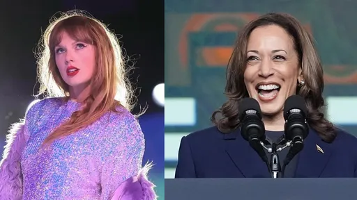 美國總統大選辯論熱戰 泰勒絲表態力挺賀錦麗