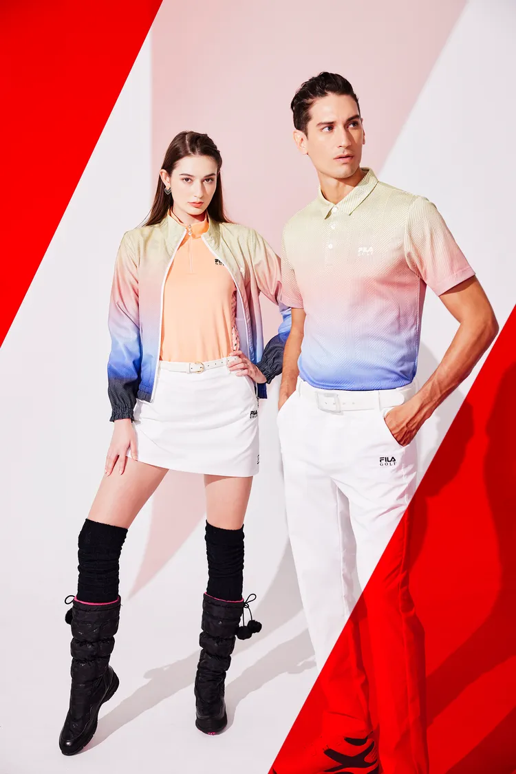 FILA GOLF2024秋冬系列。品牌提供