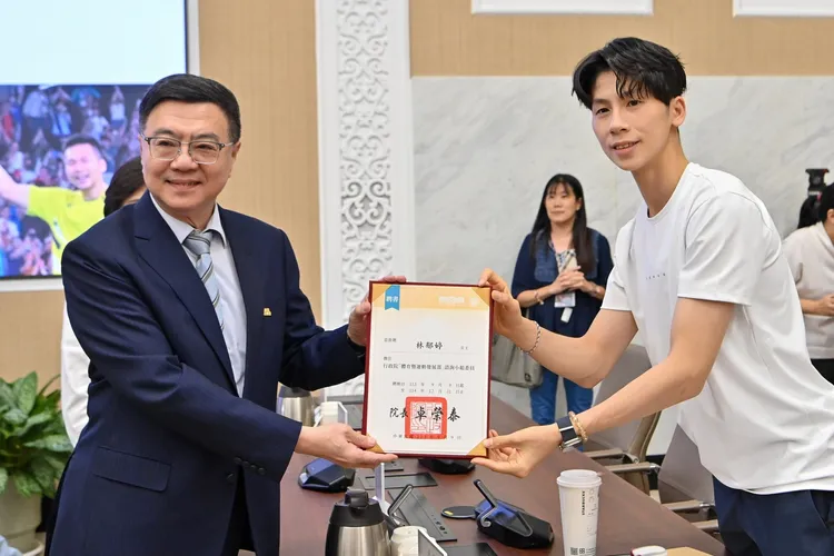 拳擊選手林郁婷。行政院提供