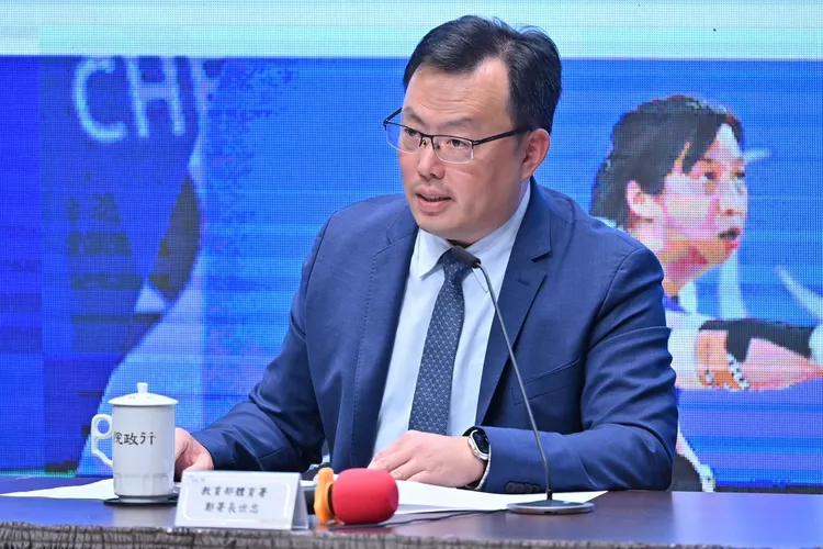體育署長鄭世忠。行政院提供