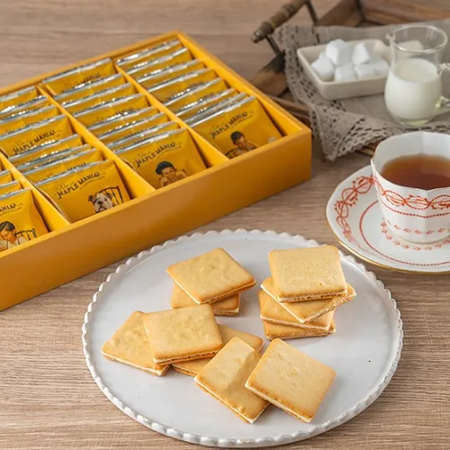 「The Maple Mania」推出的楓糖奶油餅乾。翻攝自羽田機場官網