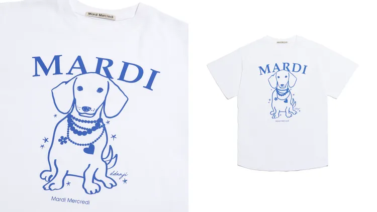 臘腸狗短TEE（台灣限定色），1380元。品牌提供