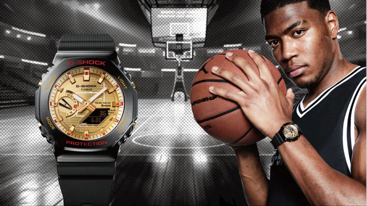 G-SHOCK與NBA球星八村壘推出全新聯名腕錶。品牌提供
