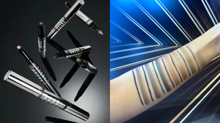 流雲防水炫彩雙頭眼彩筆，1800元。左圖品牌提供、右圖張家玲攝