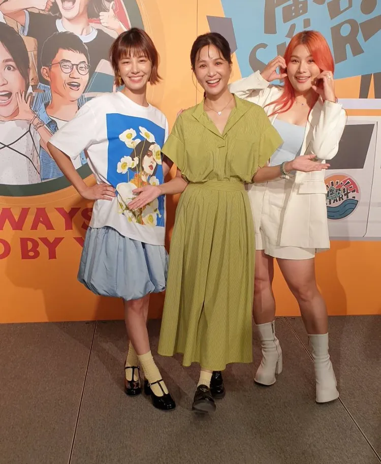 宇珊（左起）、吳怡霈、董仔對懷孕各有盤算。張瑞振攝