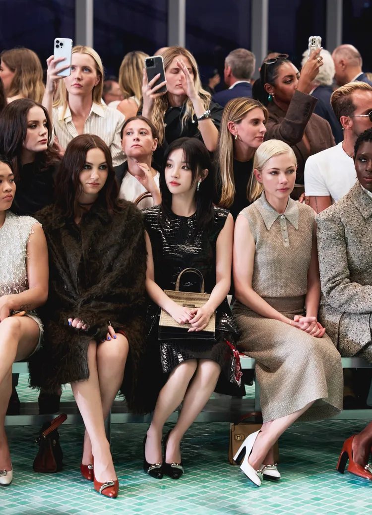 宋雨琦坐在前排觀秀。品牌提供