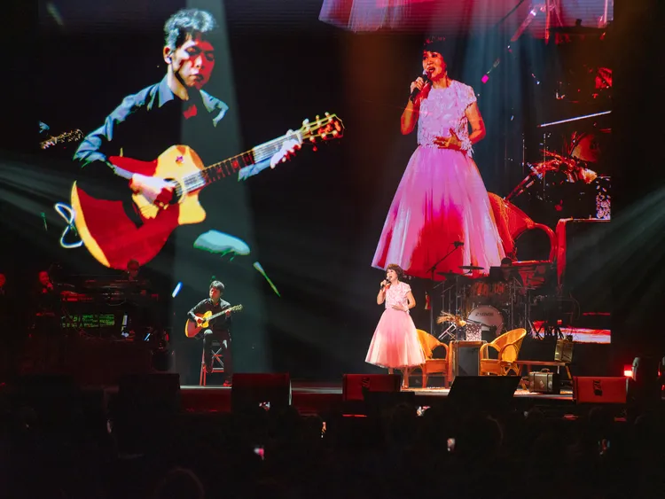 林淑容演唱台語《家後》唱進心坎，引觀眾熱烈迴響。媒體棧提供