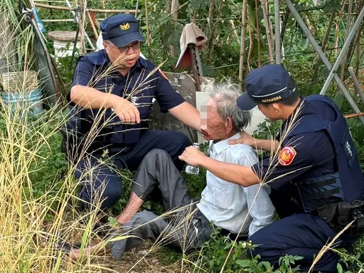 桃园9旬老翁外出后失踪 龙潭警地毯式搜索!离家3公里草丛寻获人无恙
