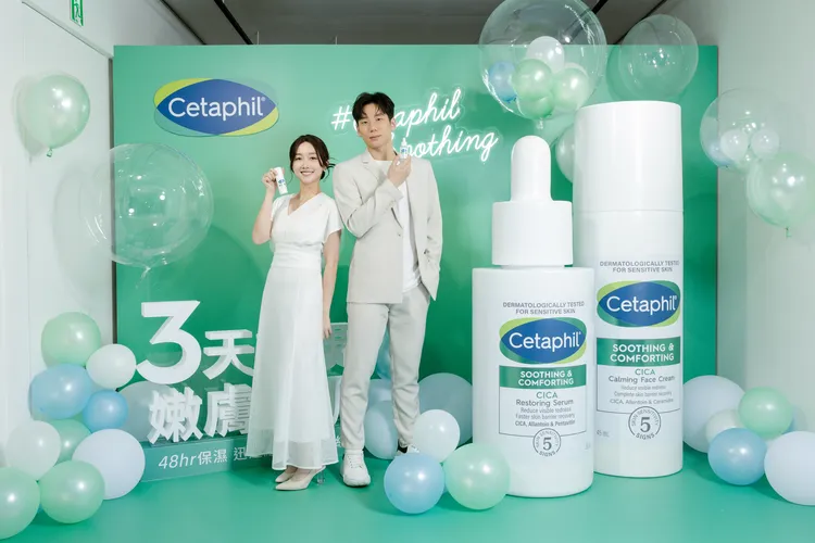 吳佳穎（左）與王冠閎。品牌提供