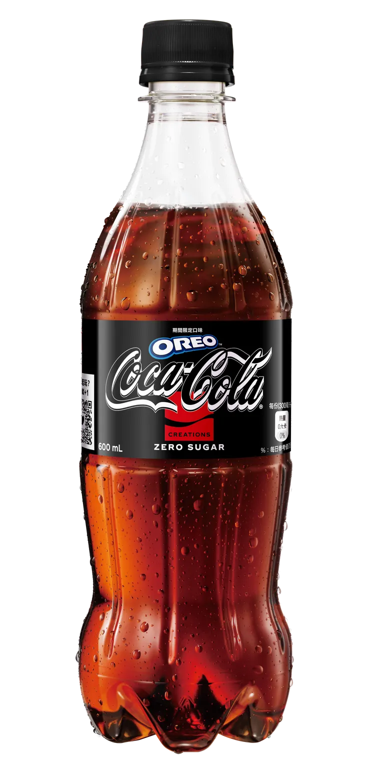 可口可樂® x奧利奧™限定版可樂600ml。業者提供