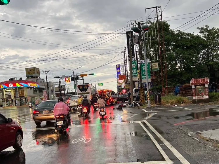 事故發生在斗六市雲林路三段。民眾提供