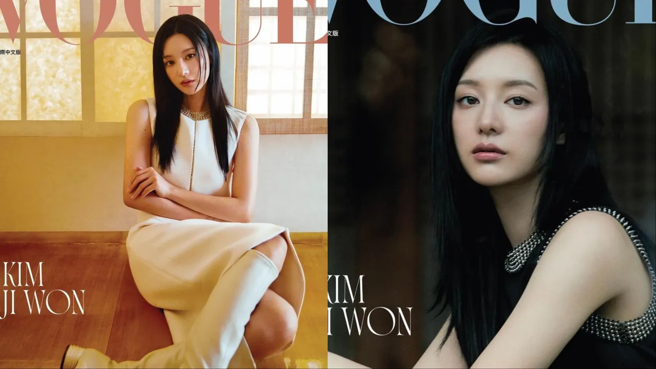 金智媛拍攝《VOGUE》封面。翻攝voguetaiwan IG
