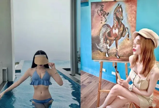 女公關車手以各種美照吸引被害人。民眾提供