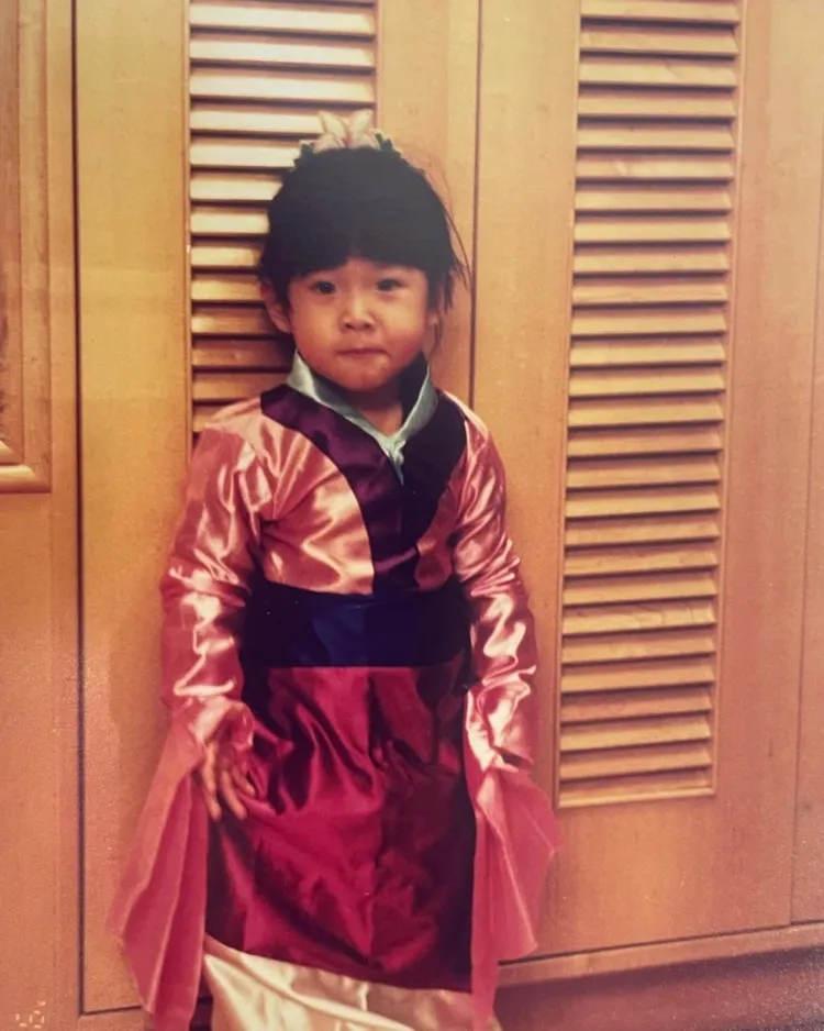 Olivia小時候可愛模樣。翻攝Olivia的IG