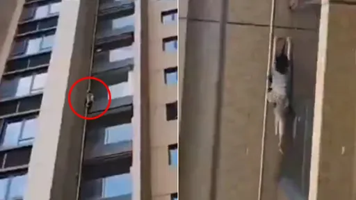 保全當肉墊接救8樓墜落女童　「當時沒多想就衝過去了」