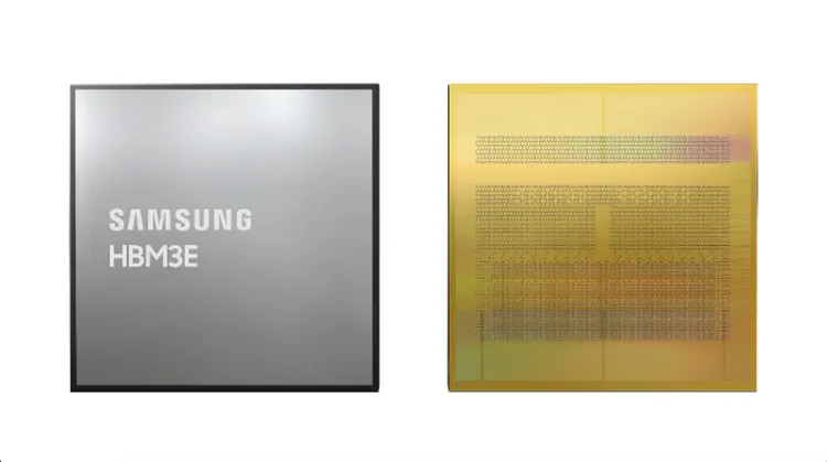 三星的HBM3E。翻攝自三星官網