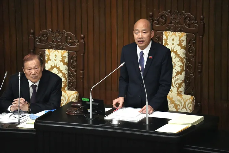 立法院長韓國瑜。彭欣偉攝