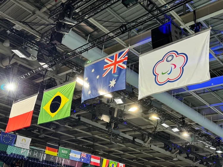 台灣桌球女將田曉雯、林姿妤替台灣代表團在帕運進帳銀牌。讀者提供