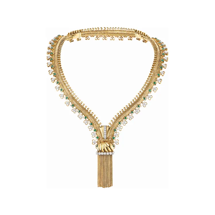 梵克雅寶1952年問世的Zip項鍊。