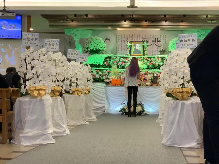 Makiyo出席告別式，向Enzo喊話。林秭渝攝